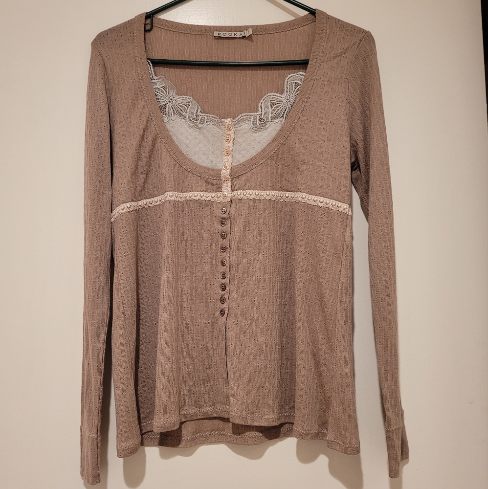 Kookai Woman Long Sleeve Top